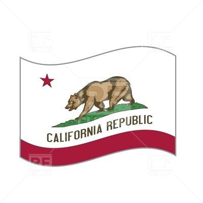 400x400 California State Flag Picture State Flag Vector Image Vector