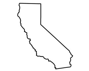 California State Outline Vector at Vectorified.com | Collection of ...