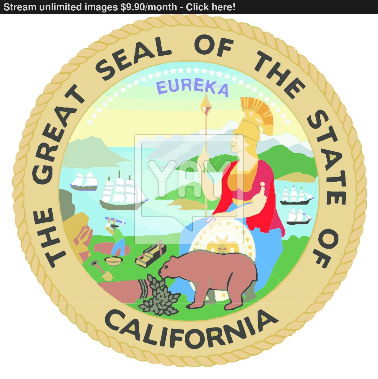 California State Seal Vector at Vectorified.com | Collection of ...