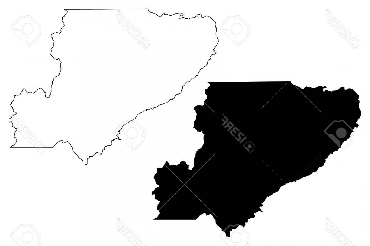 1560x1039 California County Map Vector Wallkeeper