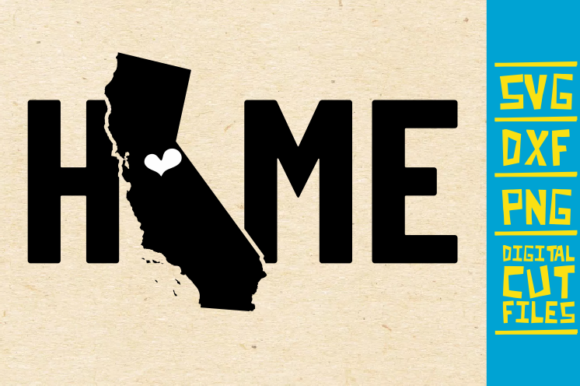 California Home State Vector, Usa Graphic 580x386 California Home State Vector, Usa Graphic