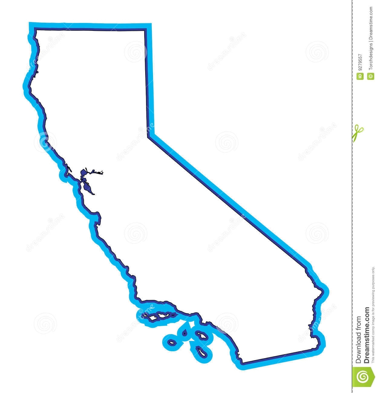 1253x1300 California Map Illustration Stock Illustration Illustration