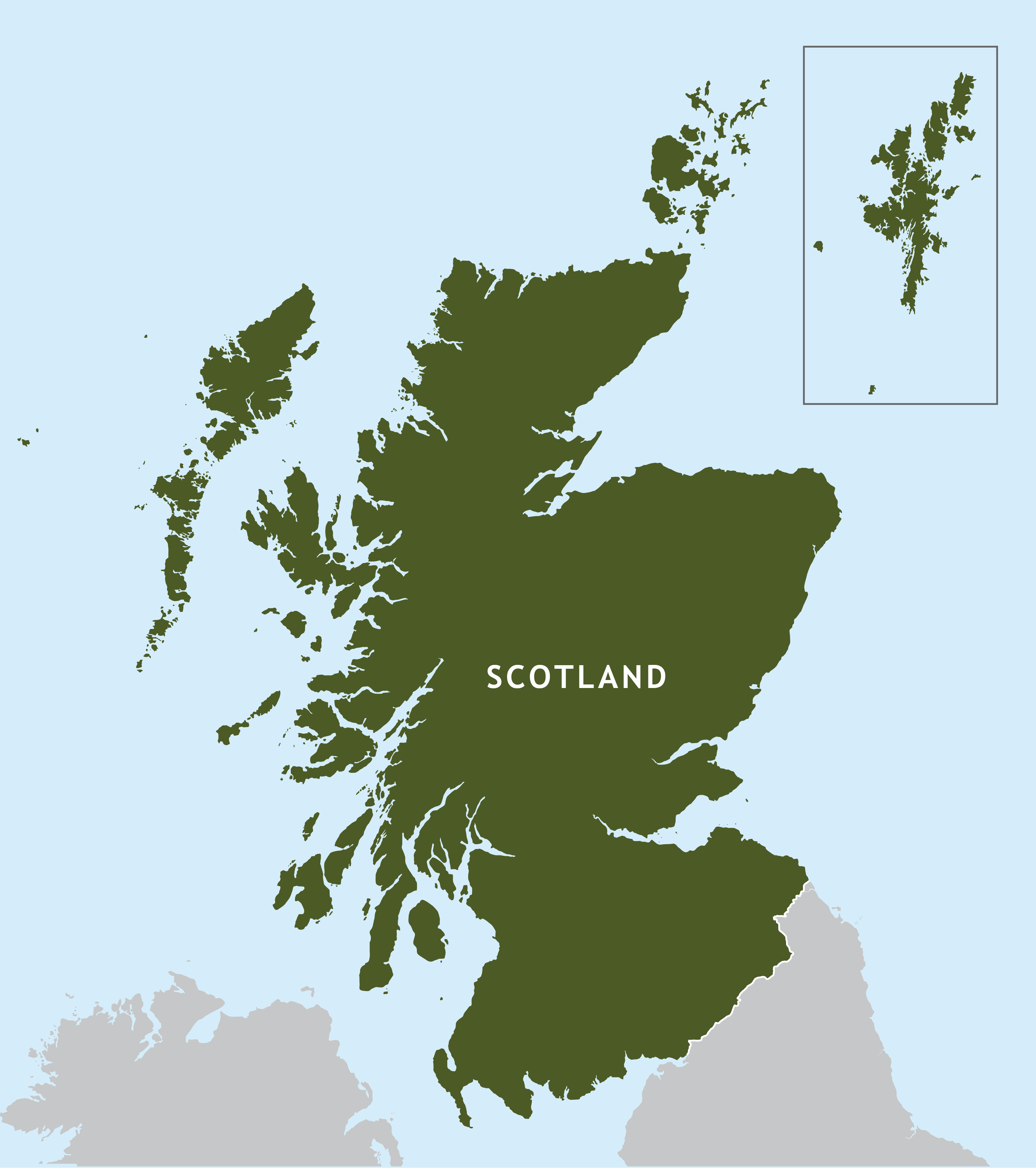 3498x3942 Scotland Outline Map