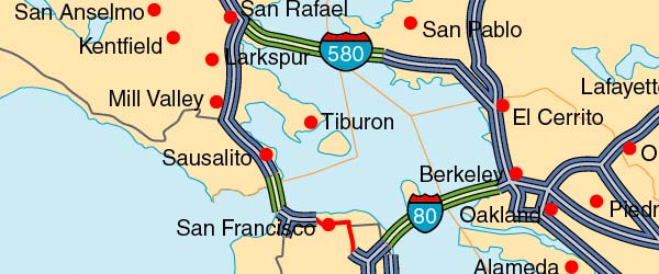 600x250 Us State Illustrator Vector Map Catalog Detail Map