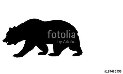 500x300 California Bear Stock Image And Royalty Free Vector