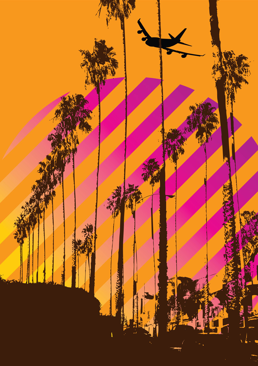 850x1202 California Dreaming Vector Art Graphics