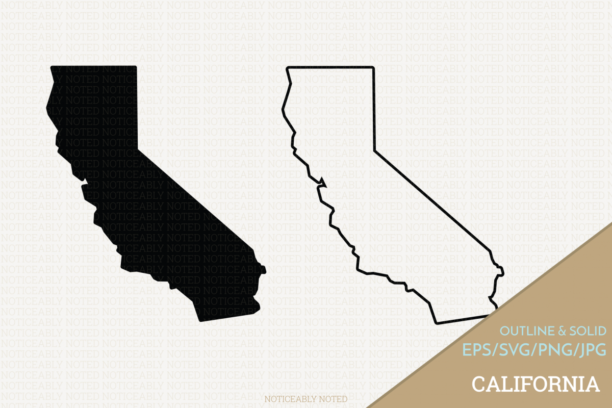 1200x800 California Vector Clip Art
