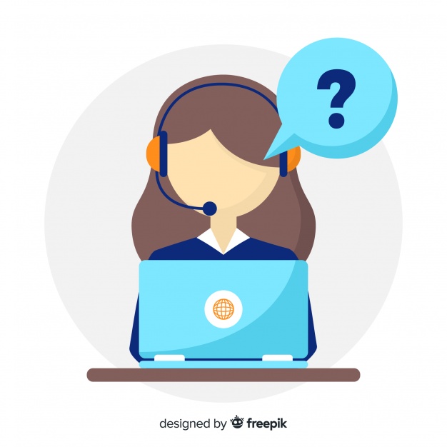626x626 Modern Call Center Design In Flat Style Vector Free Download