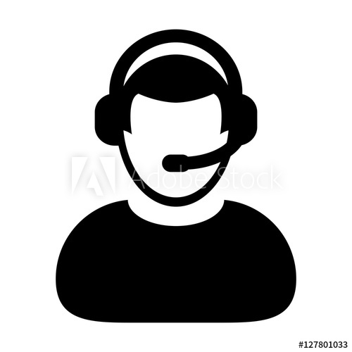 500x500 Customer Service, Online Support, Help Desk, Call Center Vector