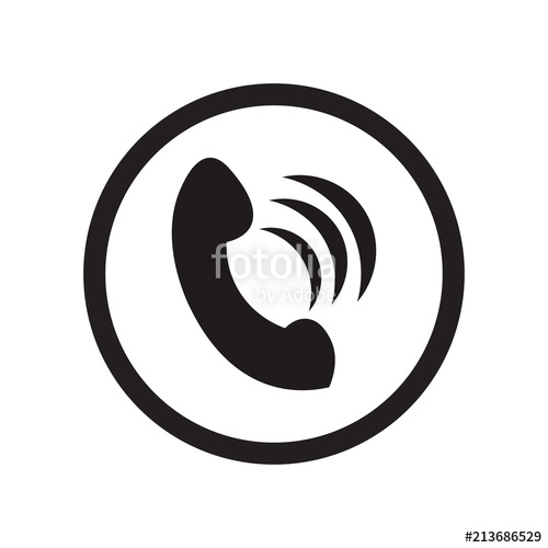 500x500 On Call Icon Vector Sign And Symbol Isolated On White Background