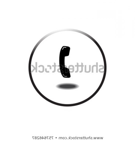540x564 Phone Call Icon Vector Trendy Flat Soidergi