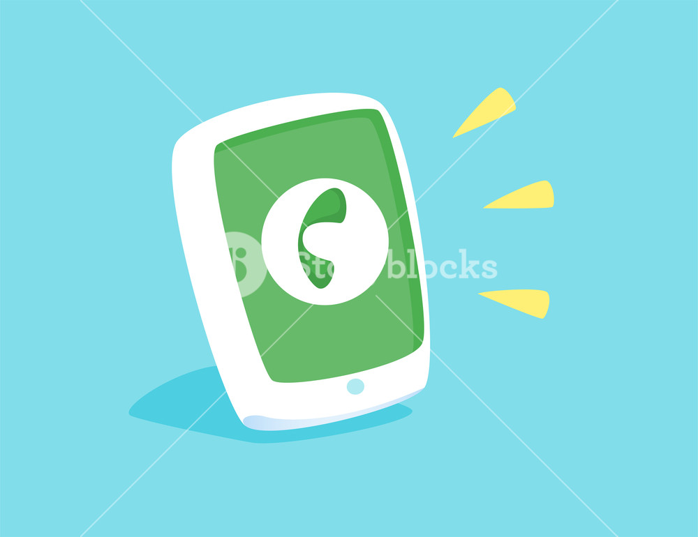 1000x770 Cell Phone Calling Icon Design Smart Phone Call Vector