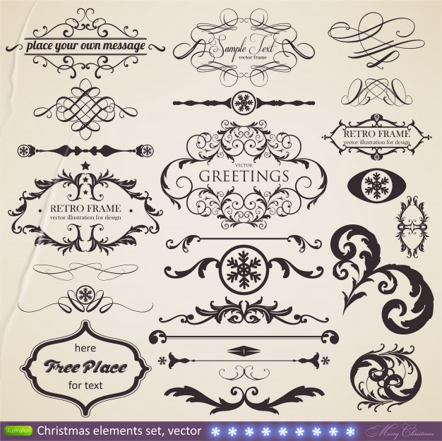 Calligraphy Border Certificate Greeting Document Vector Premium 626x625 Calligraphy Border Certificate Greeting Document Vector Premium