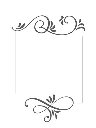 Calligraphy Decorative Hand Drawn Vintage Vector Frame And Borders 367x490 Calligraphy Decorative Hand Drawn Vintage Vector Frame And Borders