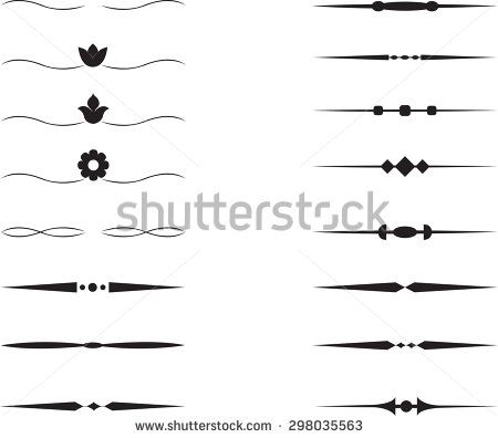 Vintage Calligraphy Borders Vector Graphics 450x396 Vintage Calligraphy Borders Vector Graphics