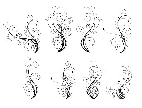 Free Vintage Graphics Flourish Vector Ornaments 600x455 Free Vintage Graphics Flourish Vector Ornaments