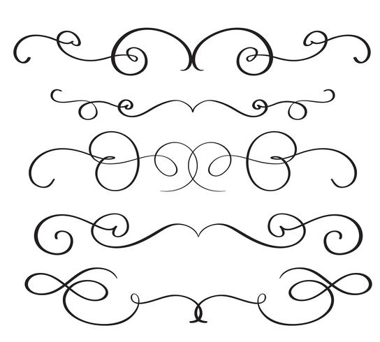 Art Calligraphy Flourish Of Vintage Decorative Whorls For Design 544x490 Art Calligraphy Flourish Of Vintage Decorative Whorls For Design