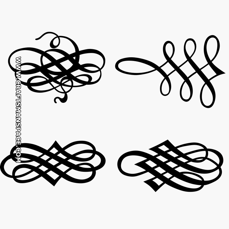 Calligraphic Flourishes 800x800 Calligraphic Flourishes