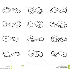 300x300 Design Elements Set Scrolls Swirls Vector Collection Drawn