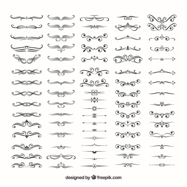 626x626 Calligraphic Design Elements Vectors, Photos And Free