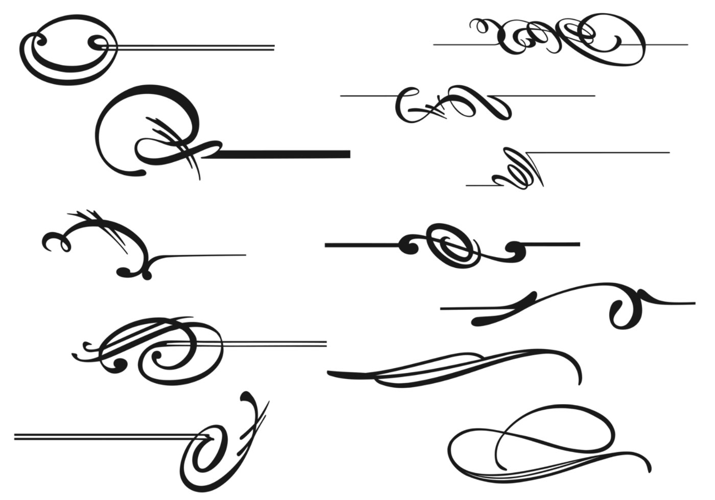 1400x980 Calligraphy Vector Pack