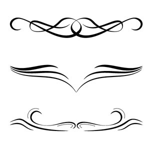 300x300 Free Calligraphic Ornaments Free Vectors Ui Download