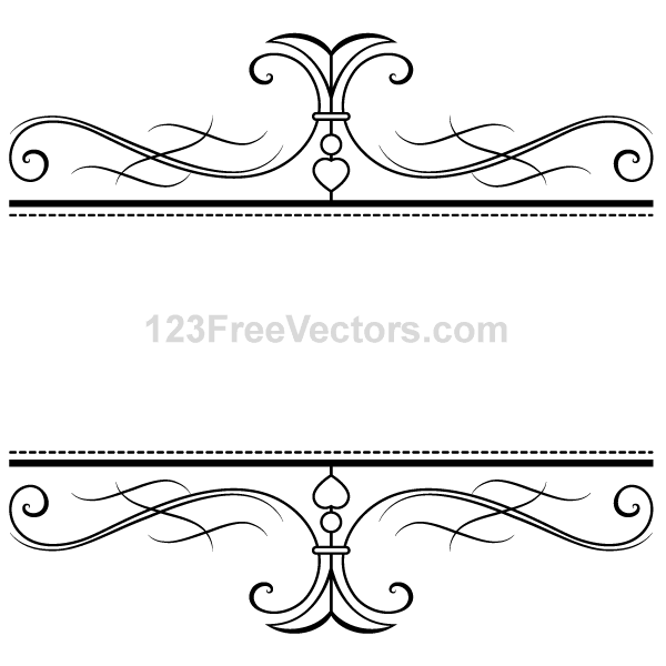 600x600 Free Calligraphy Ornamental Frame Files, Vectors Graphics