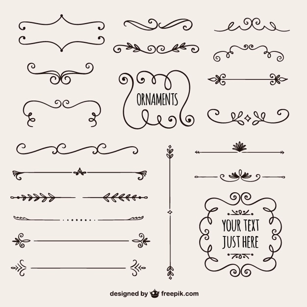 626x626 Calligraphic Ornaments Vectors, Photos And Free Download