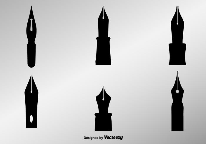 700x490 Elegant Pen Nib Vector Background