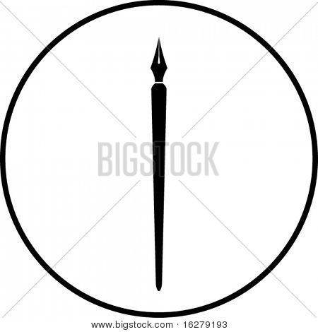 450x470 Fountain Pen Vector