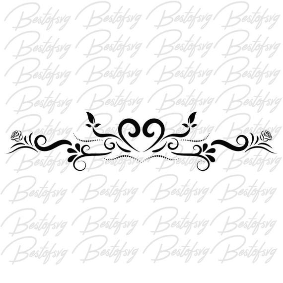 570x570 Swirl Vector Png Dxf Silhouette Etsy