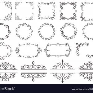 300x300 Calligraphy Swirls Ornate Flourish Vector Hoodamathrun