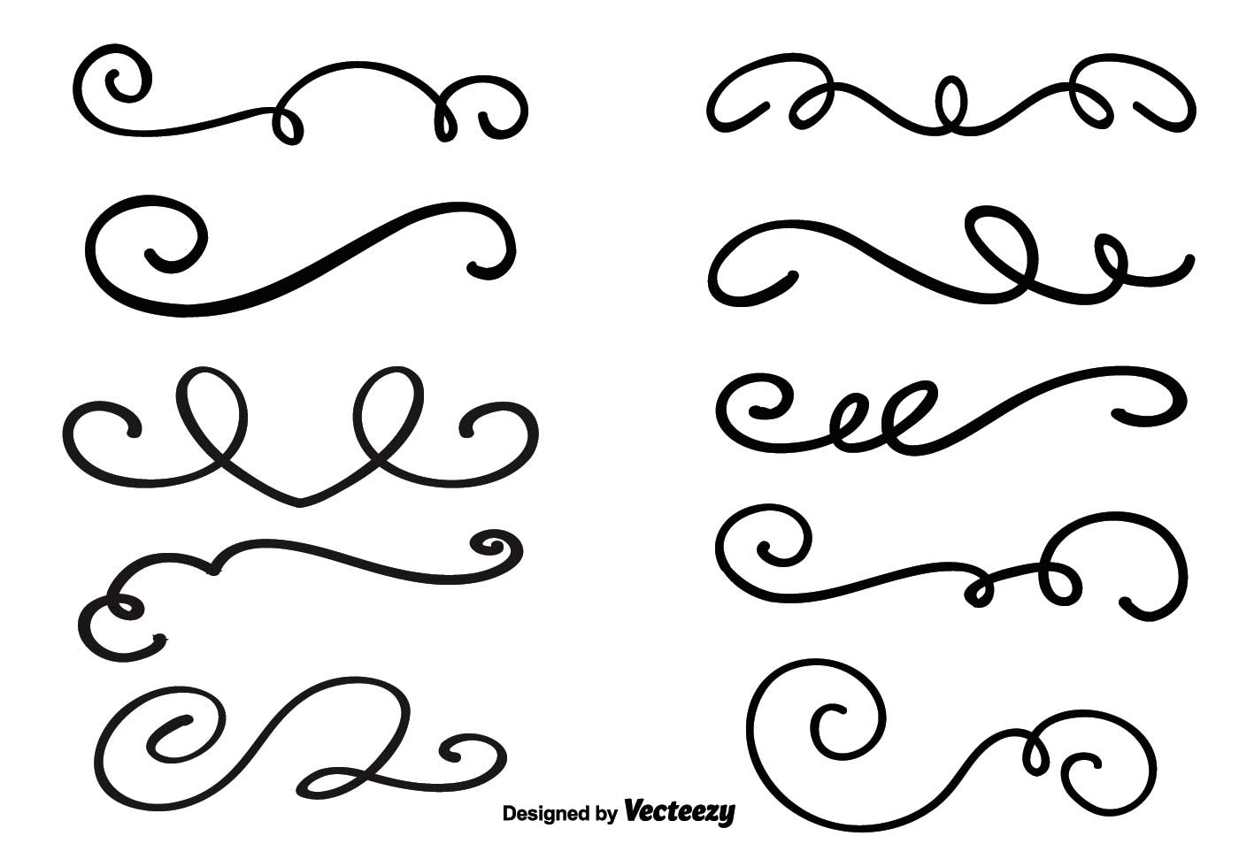 1400x980 Decorative Vector Swirls