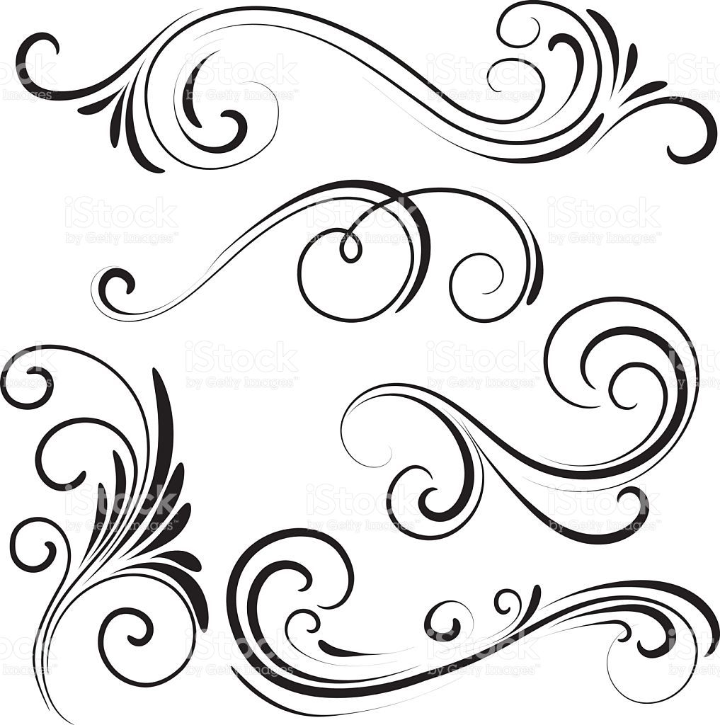 Swirl Vector Flowers, Tree, Flourish 1017x1024 Swirl Vector Flowers, Tree, Flourish