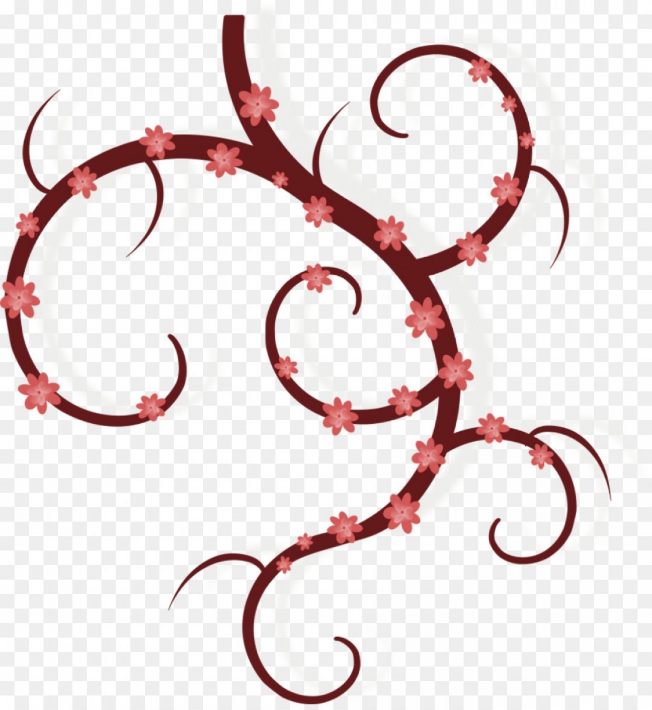 Calligraphy Swirl Clip Art Vector Studiogrfx 1296x1411 Calligraphy Swirl Clip Art Vector Studiogrfx