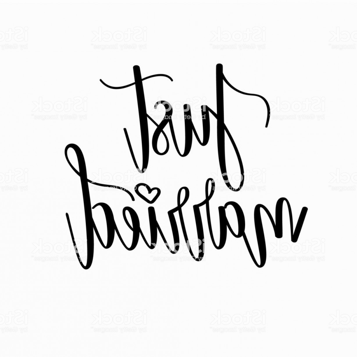 1228x1228 Just Married Vector Handandbeak