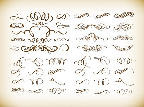 493x368 Calligraphic Design Free Vector Download