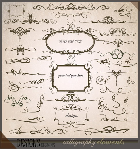 Elements Of Calligraphic Design Vector Over Millions Vectors 487x518 Elements Of Calligraphic Design Vector Over Millions Vectors