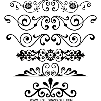 Vintage Calligraphy Borders Vector Graphics Draw Patterns Free 340x340 Vintage Calligraphy Borders Vector Graphics Draw Patterns Free