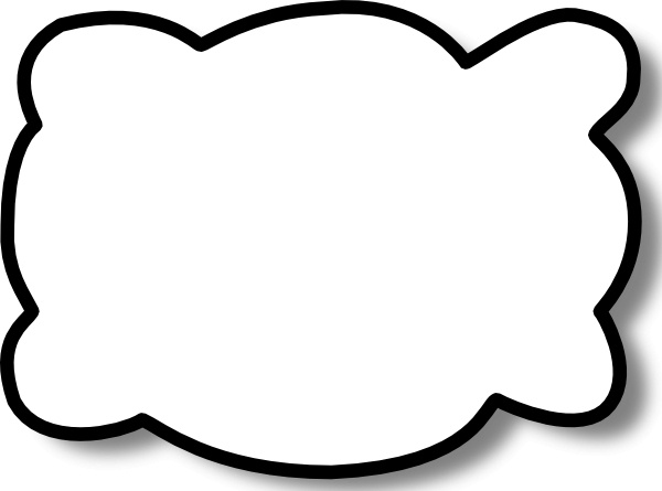 600x445 Callout Cloud Clip Art Free Vector In Open Office Drawing
