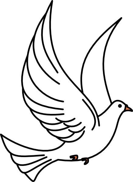 438x599 Calvary Chapel Dove Clipart