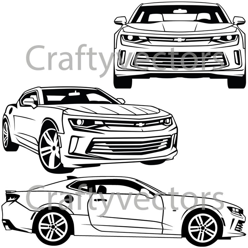 794x794 Chevrolet Camaro Vector Etsy