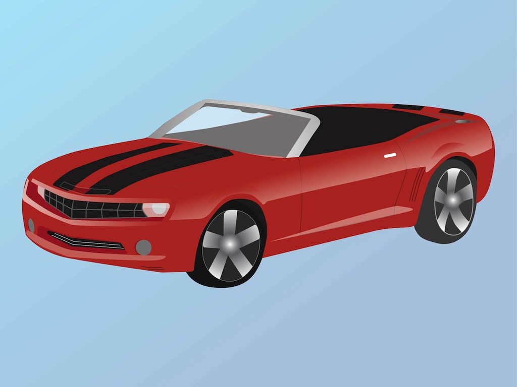 1024x768 Chevrolet Camaro Vector Art Graphics