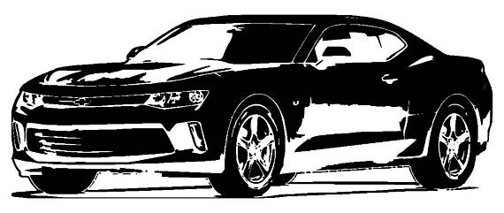 570x241 Camaro Clipart
