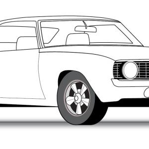 300x300 Camaro Digital Vector Version Wip Createmepink