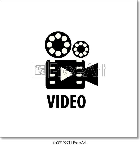 561x581 Free Art Print Of Vector Logo Camcorder Video Camera Logo Design