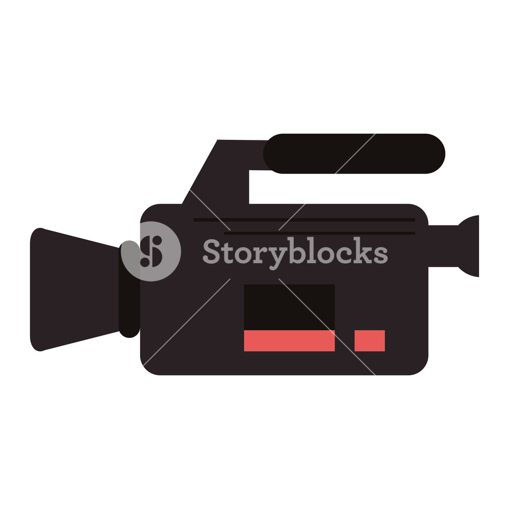 1000x1000 Video Camera Camcorder Symbol Vector Illustration Graphic Design