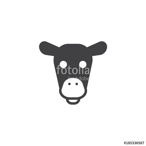 500x500 Camel Head Icon Vector, Filled Flat Sign, Solid Pictogram Isolated