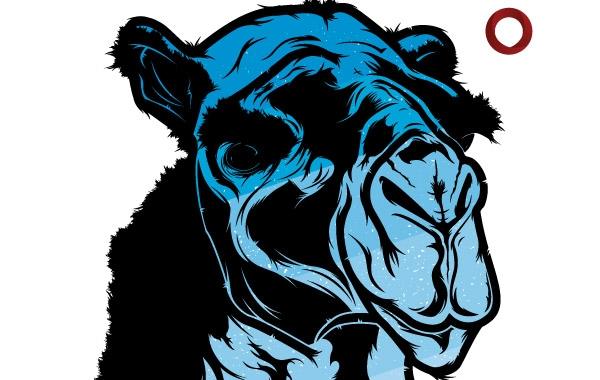 600x380 Blue Camel Head