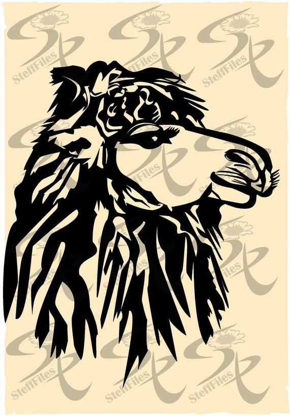 570x817 Vector Camel Head Animal,silhouette Clipart, Animals,download